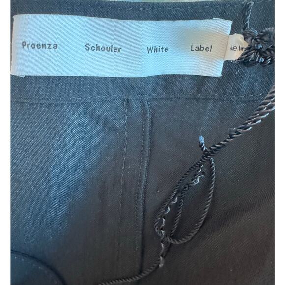 Proenza Schouler White Label Rumbled Button Front black Dress size 8 - Picture 7 of 10